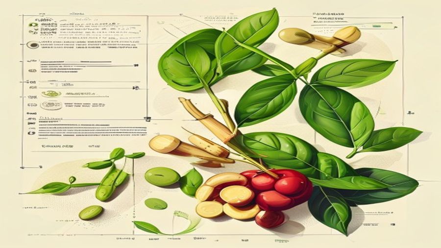 Gráfico de los efectos de la ashwagandha KSM-66 en cortisol, testosterona y estrés percibido según meta-análisis de ensayos clínicos