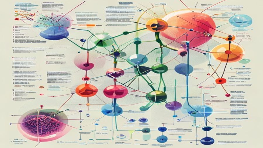 Diagrama de la vía mTOR y cómo la rapamicina inhibe mTORC1 para activar la autofagia y ralentizar el envejecimiento celular