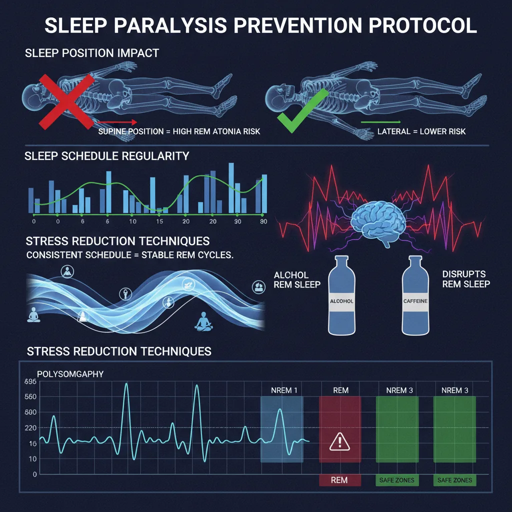 Estrategias de prevención de la parálisis del sueño: horarios regulares, temperatura del dormitorio y posición de sueño